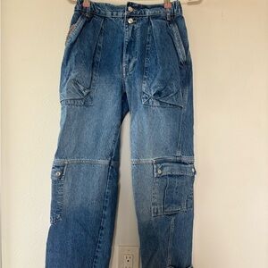 We The Free Blue Denim Jeans